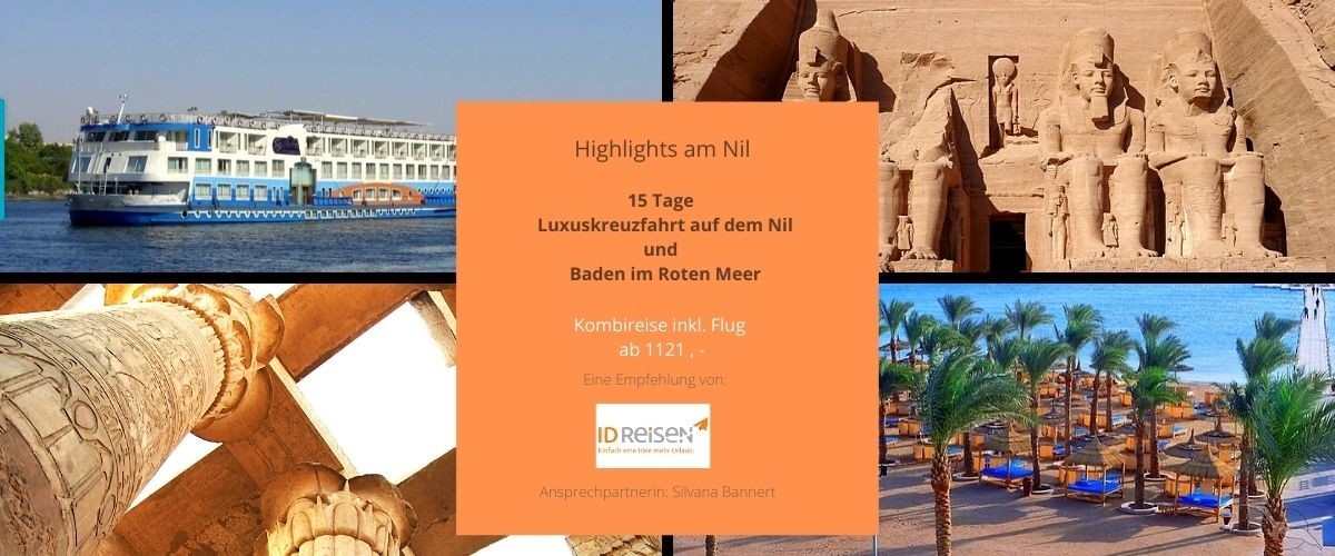 Nilkreuzfahrt Memnon und Baden im Roten Meer IDReisen